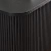 lou louis black fluted sideboard detail