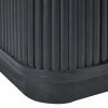 lou louis black fluted sideboard detail