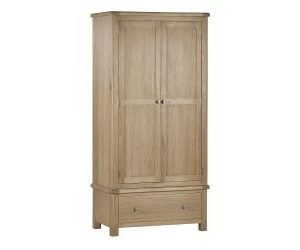 mem memphis limed oak door drawer wardrobe cutout
