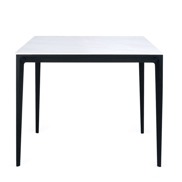 MIA MiamiSquareStoneTopDiningTableWhiteMarbleCutout jpg