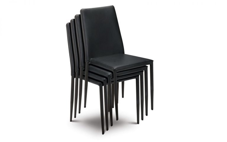 jazz black chair stack