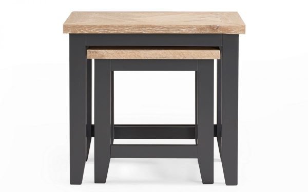 bordeaux nest of tables closed front