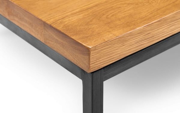 brooklyn square coffee table corner detail