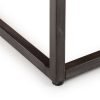 brooklyn square coffee table foot detail