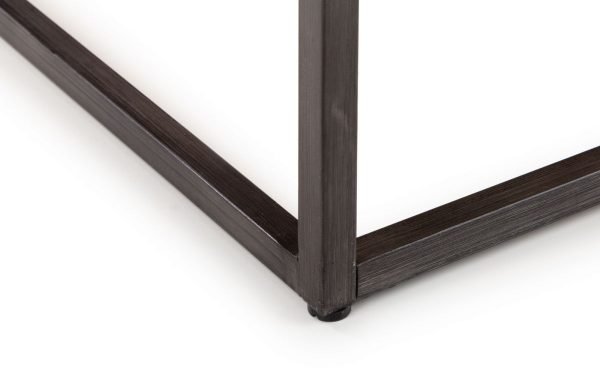brooklyn square coffee table foot detail