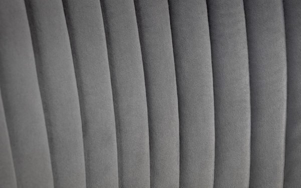 cannes chair grey fabric detail