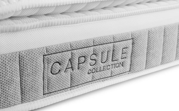 capsule pillow top mattress capsule logo detail