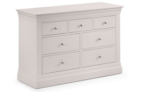 clermont light grey drawer chest