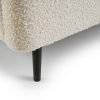 eden boucle bed leg detail
