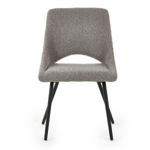 iri iris grey boucle dining chair cutout