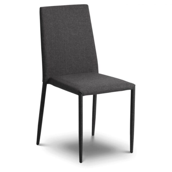 jazz fabric chair slate grey linen