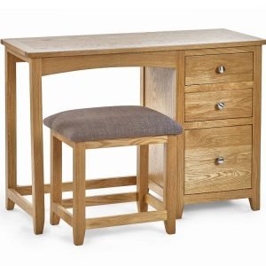 mallory single pedestal dressing table stool