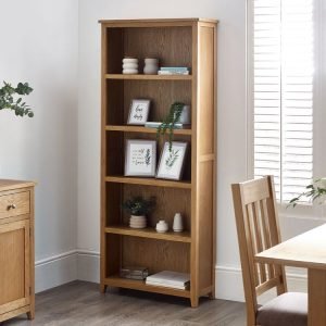 mallory tall bookcase roomset