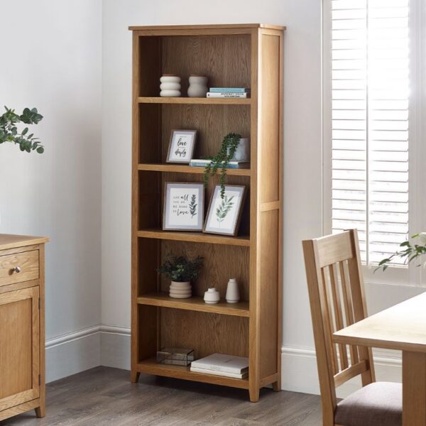 mallory tall bookcase roomset