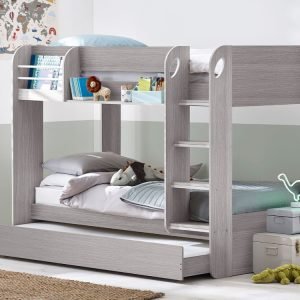 mar mars bunk underbed grey oak roomset
