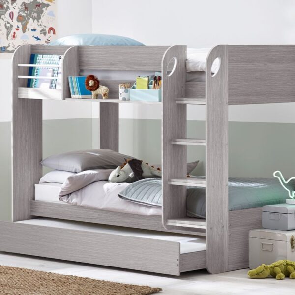 mar mars bunk underbed grey oak roomset