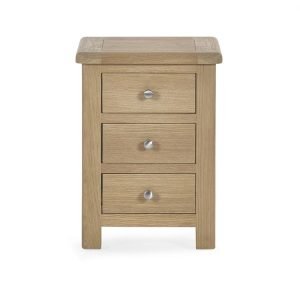 mem memphis limed oak drawer bedside cutout