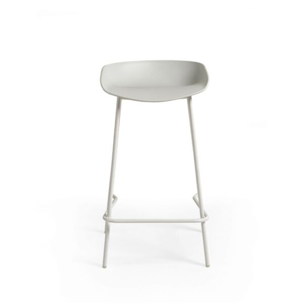 renzo grey bar stool front