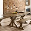 cha chatsworth extending dining table roomset