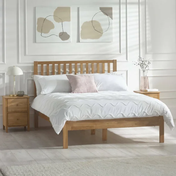 COX Coxmoor Double Bed Oak cm Roomset edc ff ea c afceb