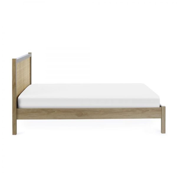 pad padstow oak rattan cm double bed cutout