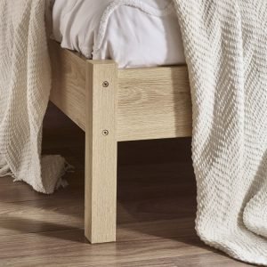 pad padstow oak rattan cm double bed detail