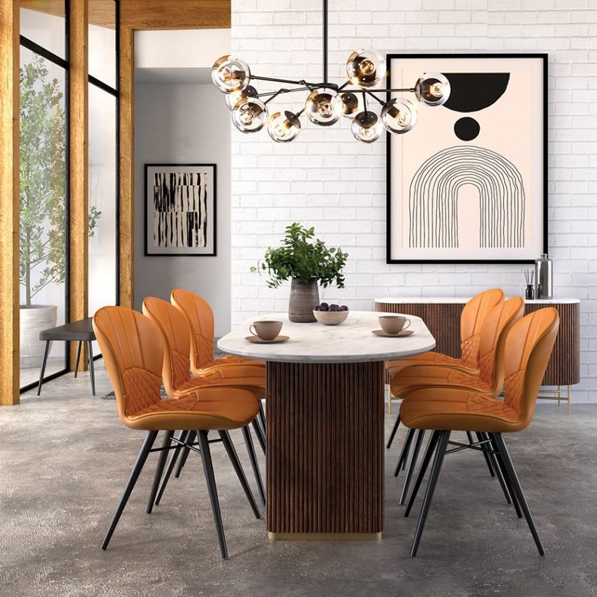G OvalDiningTable MarbleTop ()