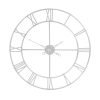 Large Silver Foil Skeleton Wall Clock 2 jpg