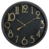 Soho Brass And Black Large Clock 1 jpg
