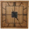 Williston Square Wooden Wall Clock 1 jpg