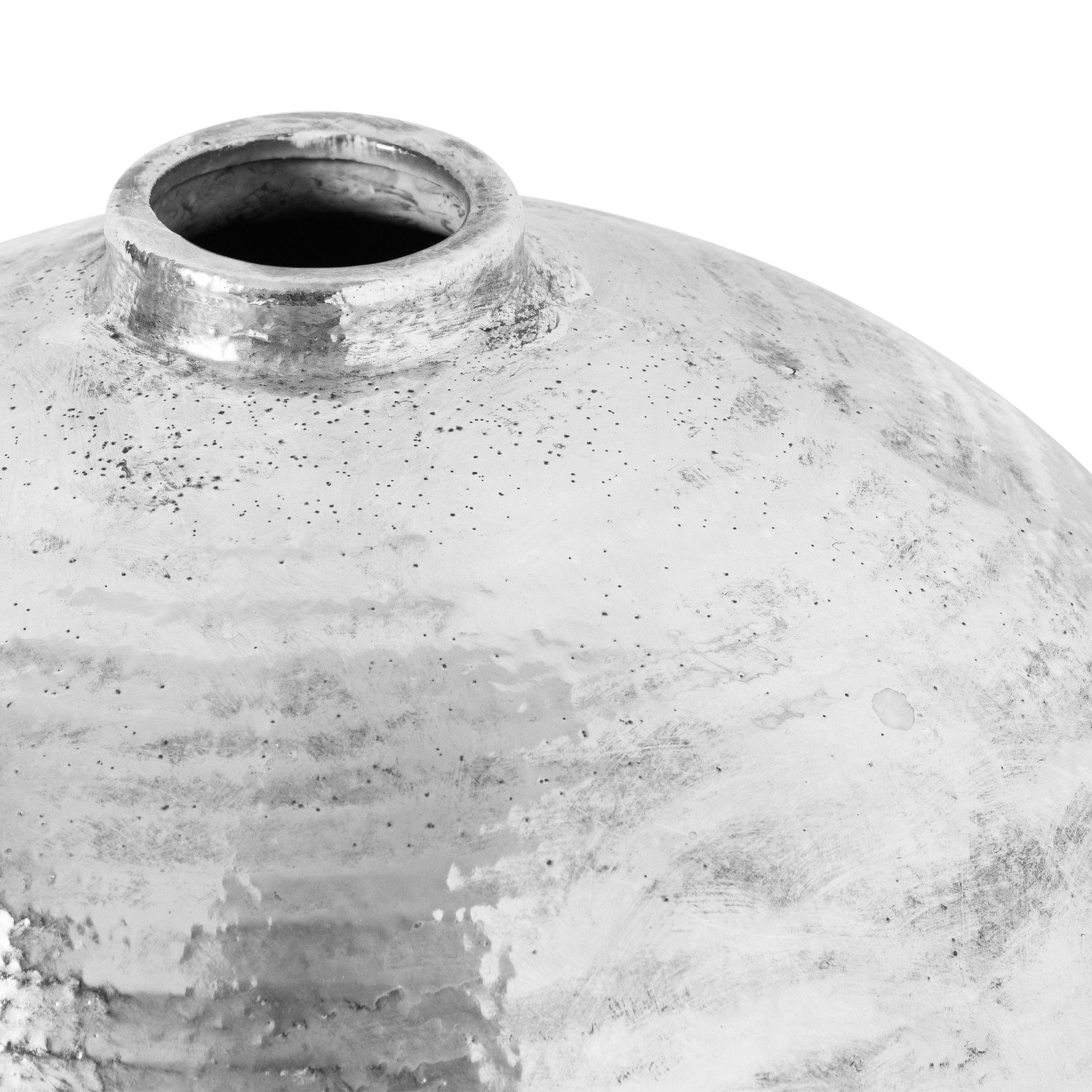 Large Hammered Silver Astral Vase 4 a jpg