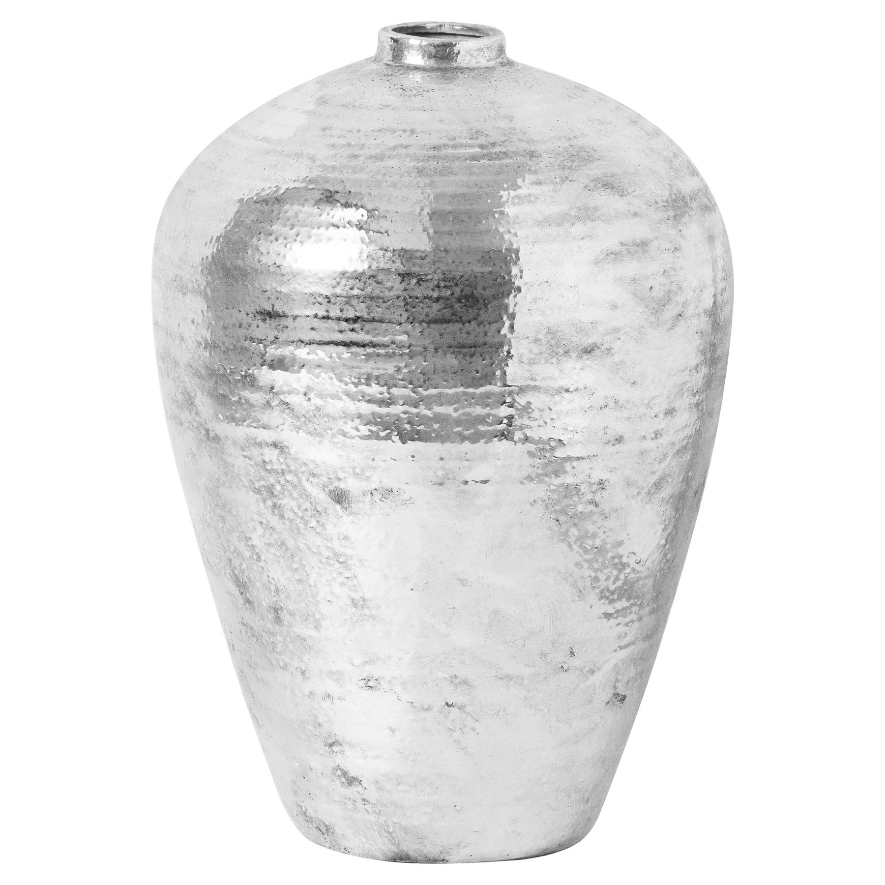 Large Hammered Silver Astral Vase 3 jpg