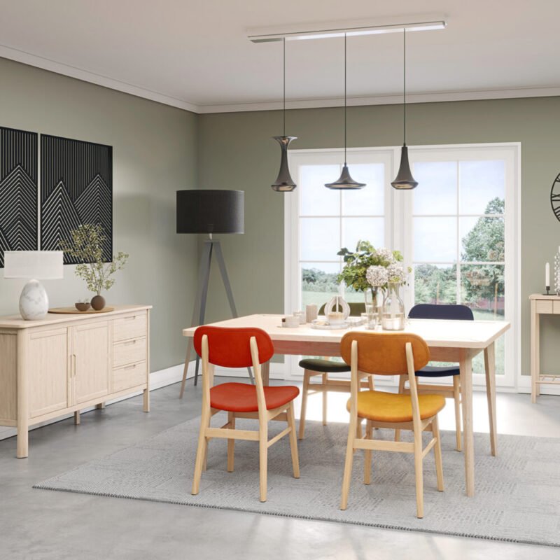 Bergen Extender Closed Table Mixed Fabrics x c default