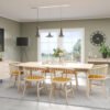 Bergen Extender Table Yellow Carvers x c default
