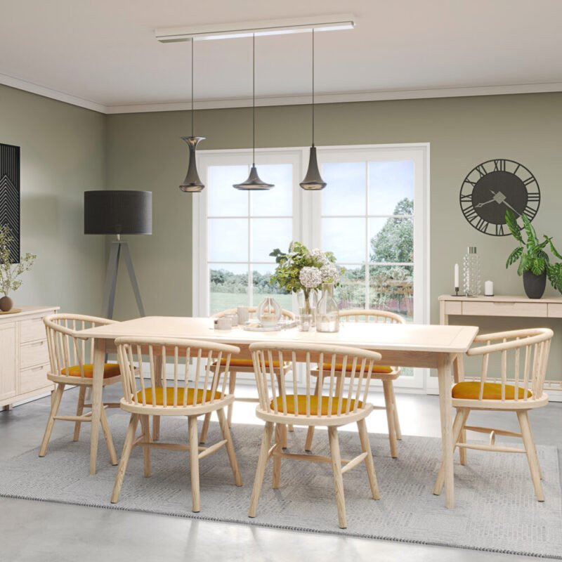 Bergen Extender Table Yellow Carvers x c default