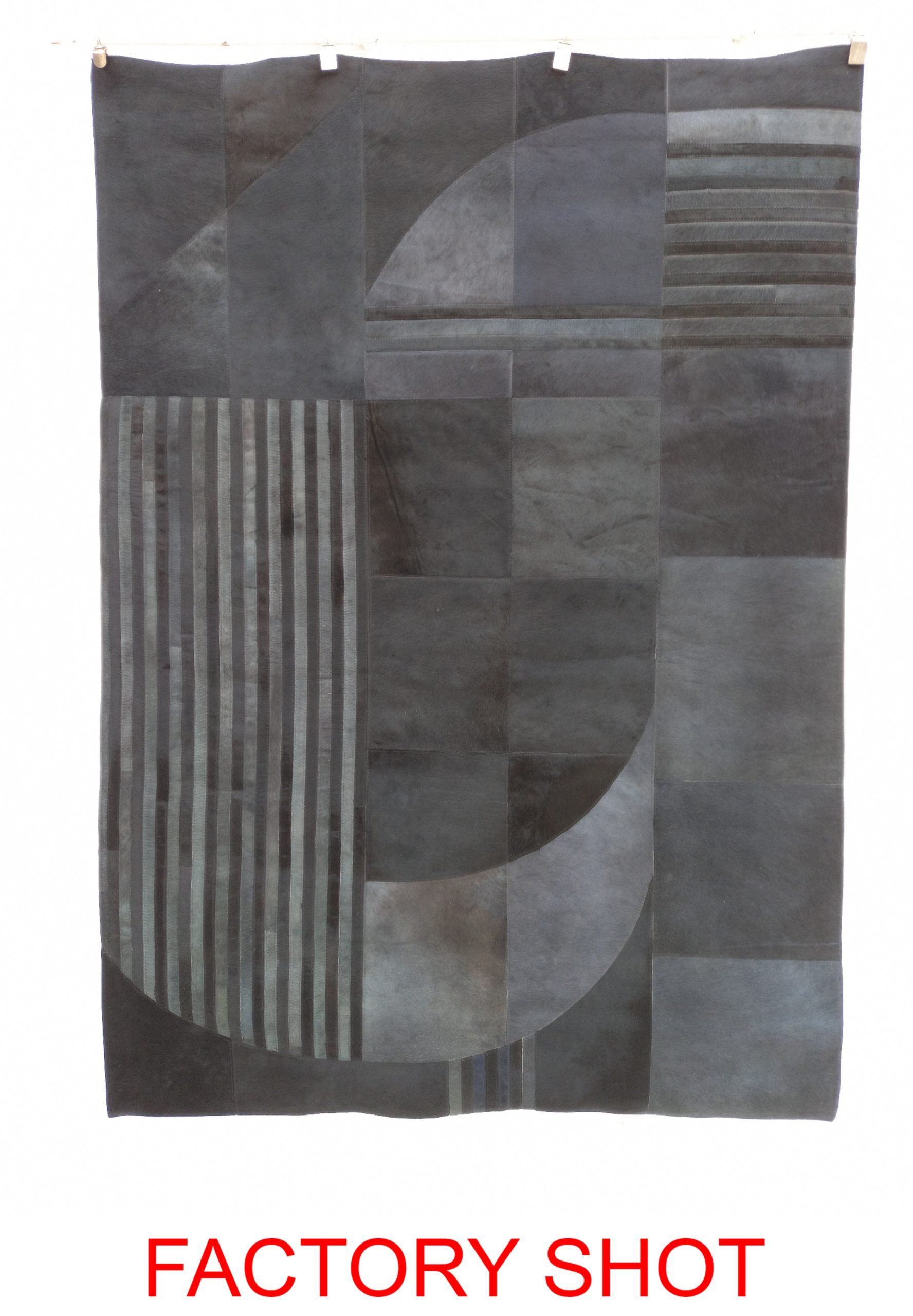 Sirocco Large Deco Black And Grey Hair on Leather Rug 10 scaled jpeg