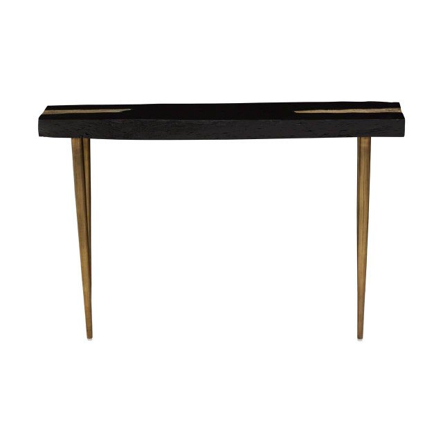 Alassio Black Acacia Wood Console Table 3 jpg