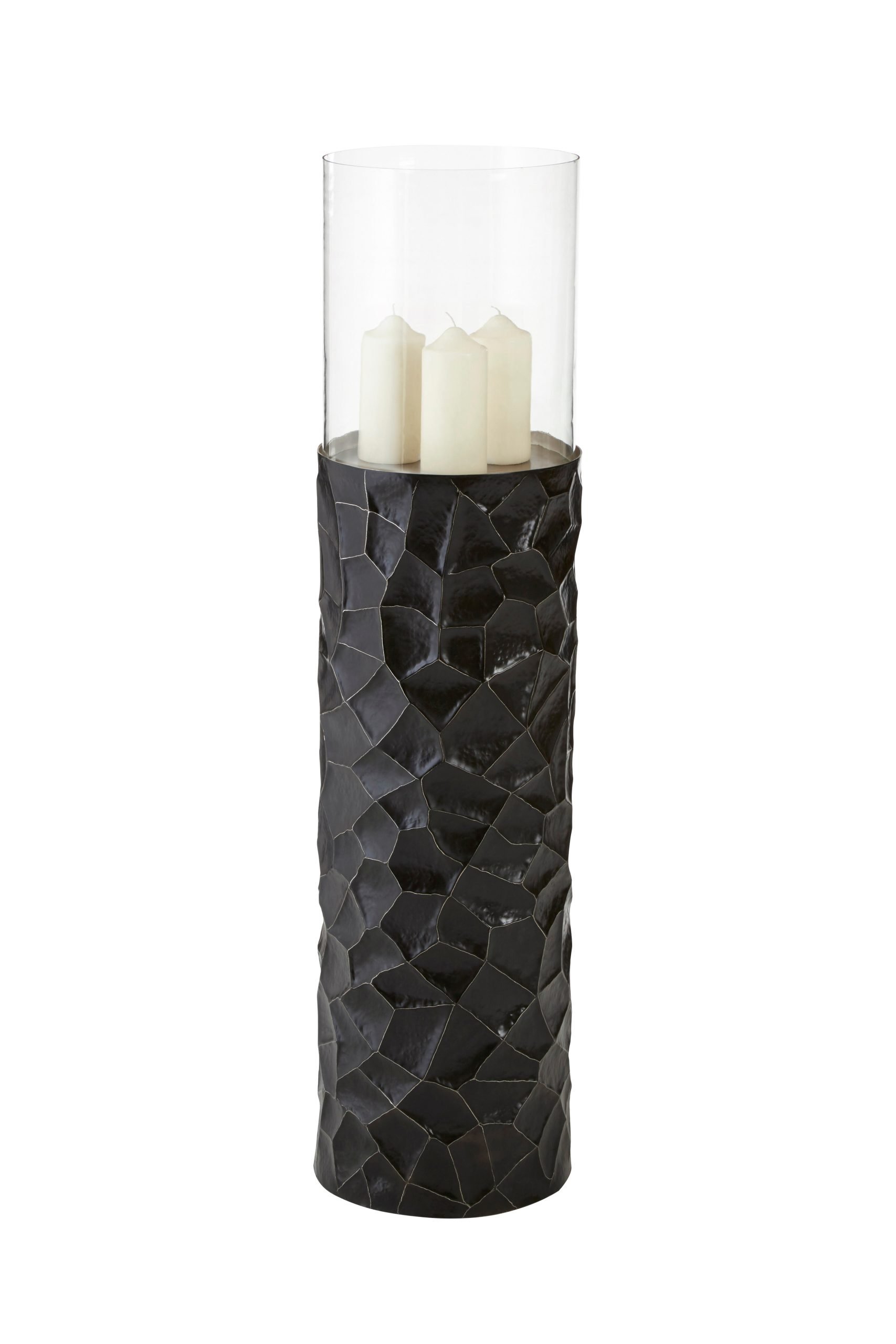 Armonia Small Floor Standing Hurricane Candle Holder in Black 8 scaled jpeg