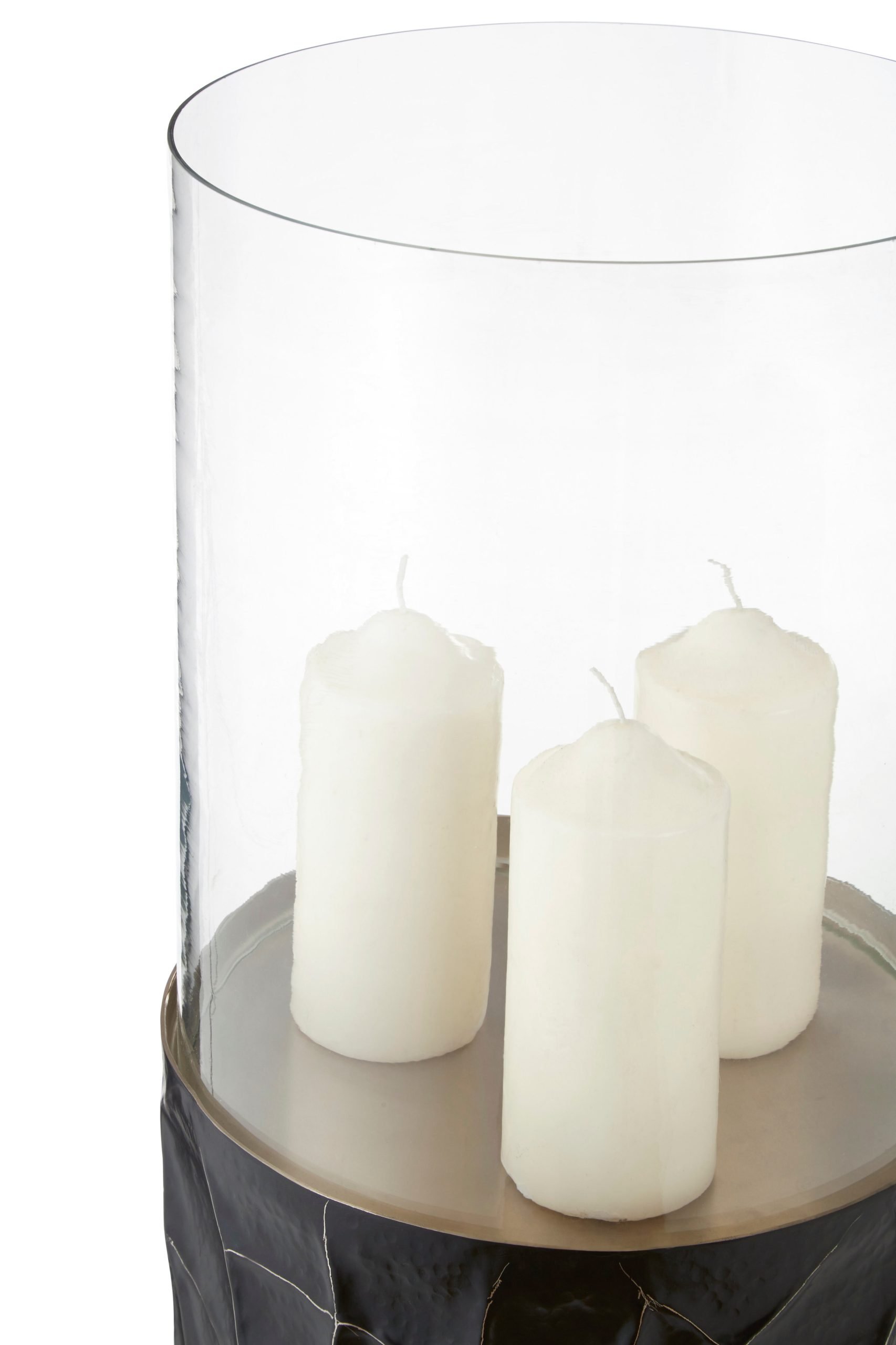 Armonia Small Floor Standing Hurricane Candle Holder in Black 6 scaled jpeg