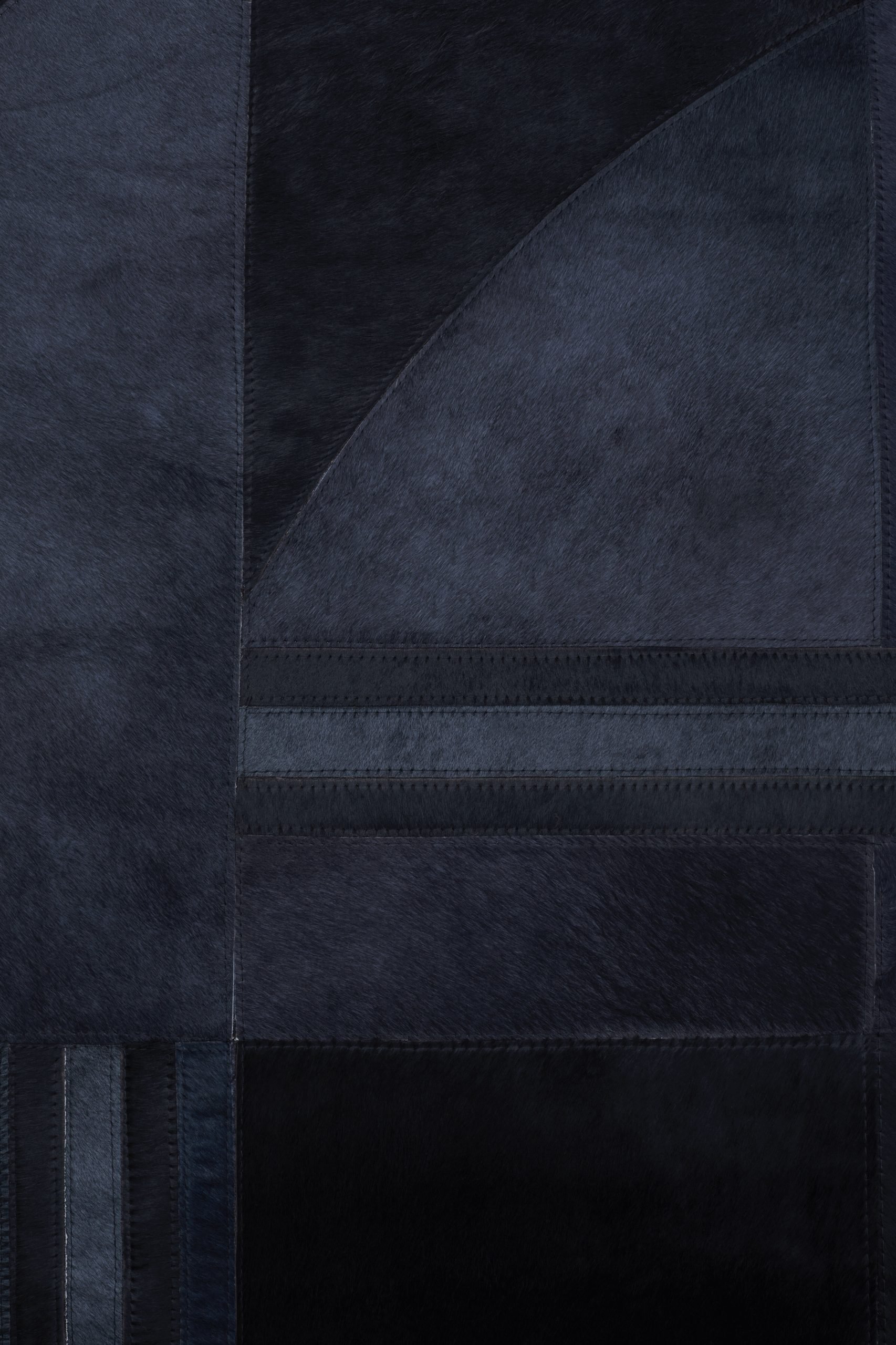 Sirocco Large Deco Black And Grey Hair on Leather Rug 4 scaled jpeg