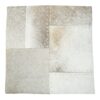 Sirocco Grey Hair on Leather Patchwork Cushion 2 scaled jpeg