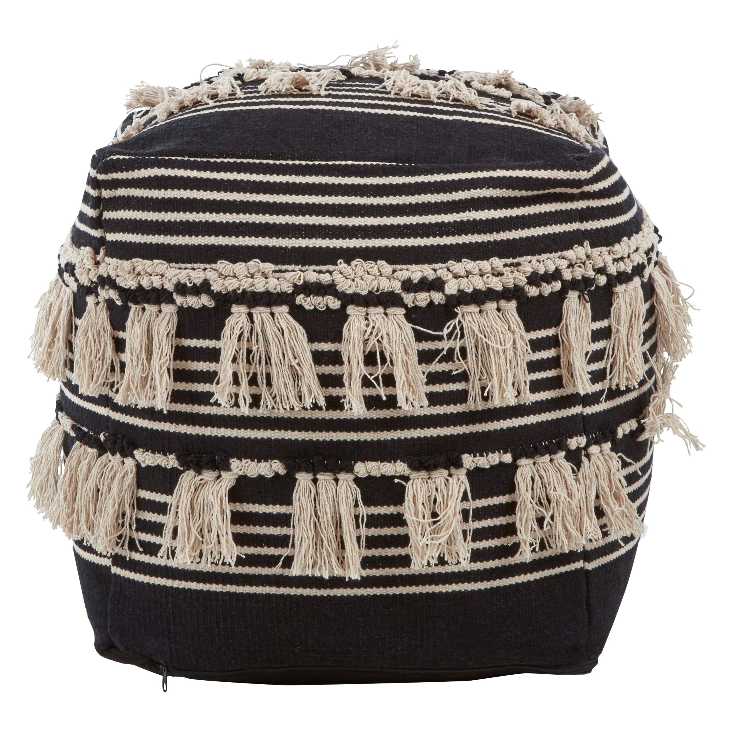 Circolo Black Pouffe 8 scaled jpeg