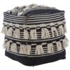 Circolo Black Pouffe 1 scaled jpeg