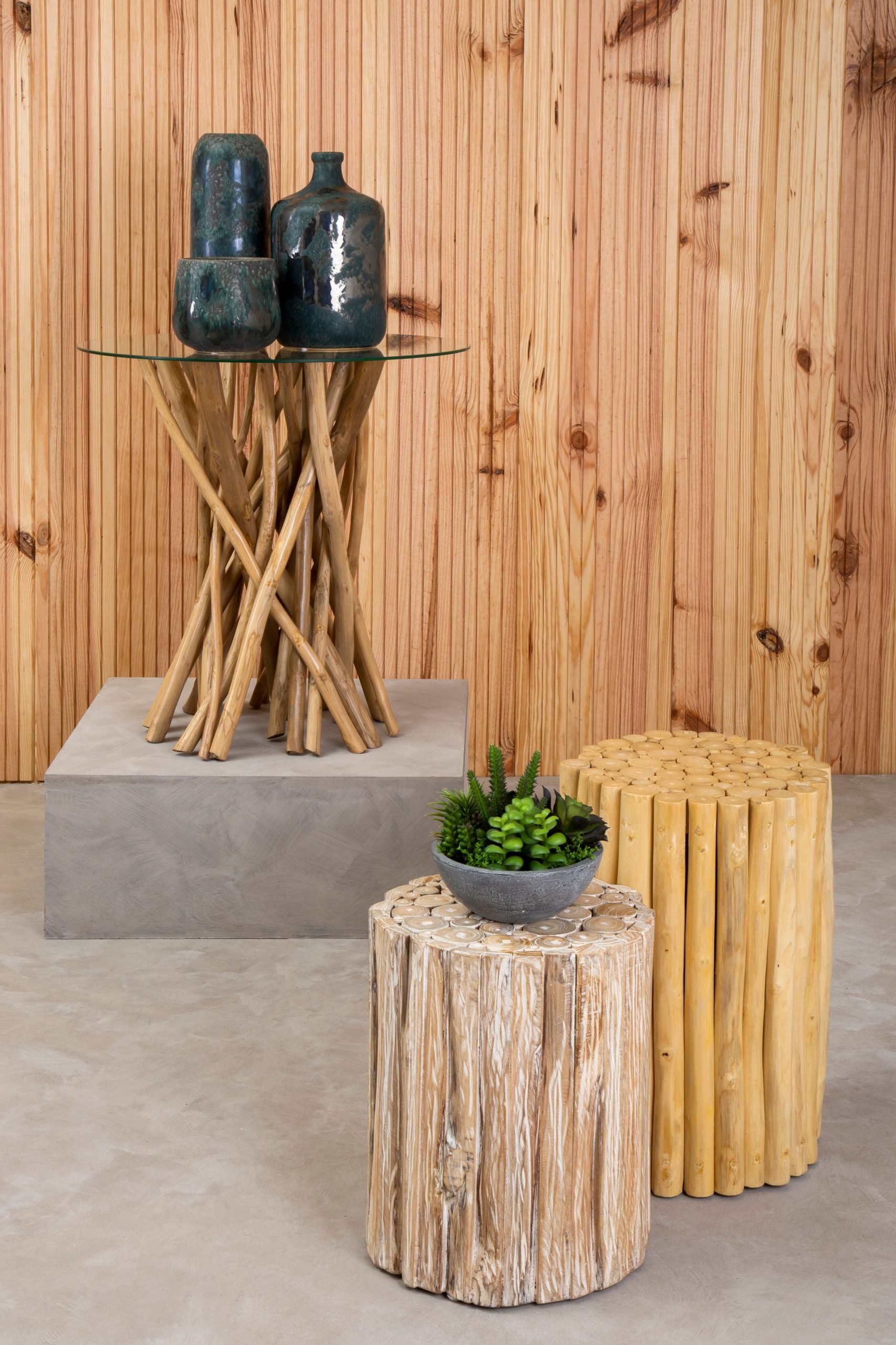 Miraggio Teak Wood Branch Side Table 9 scaled jpeg