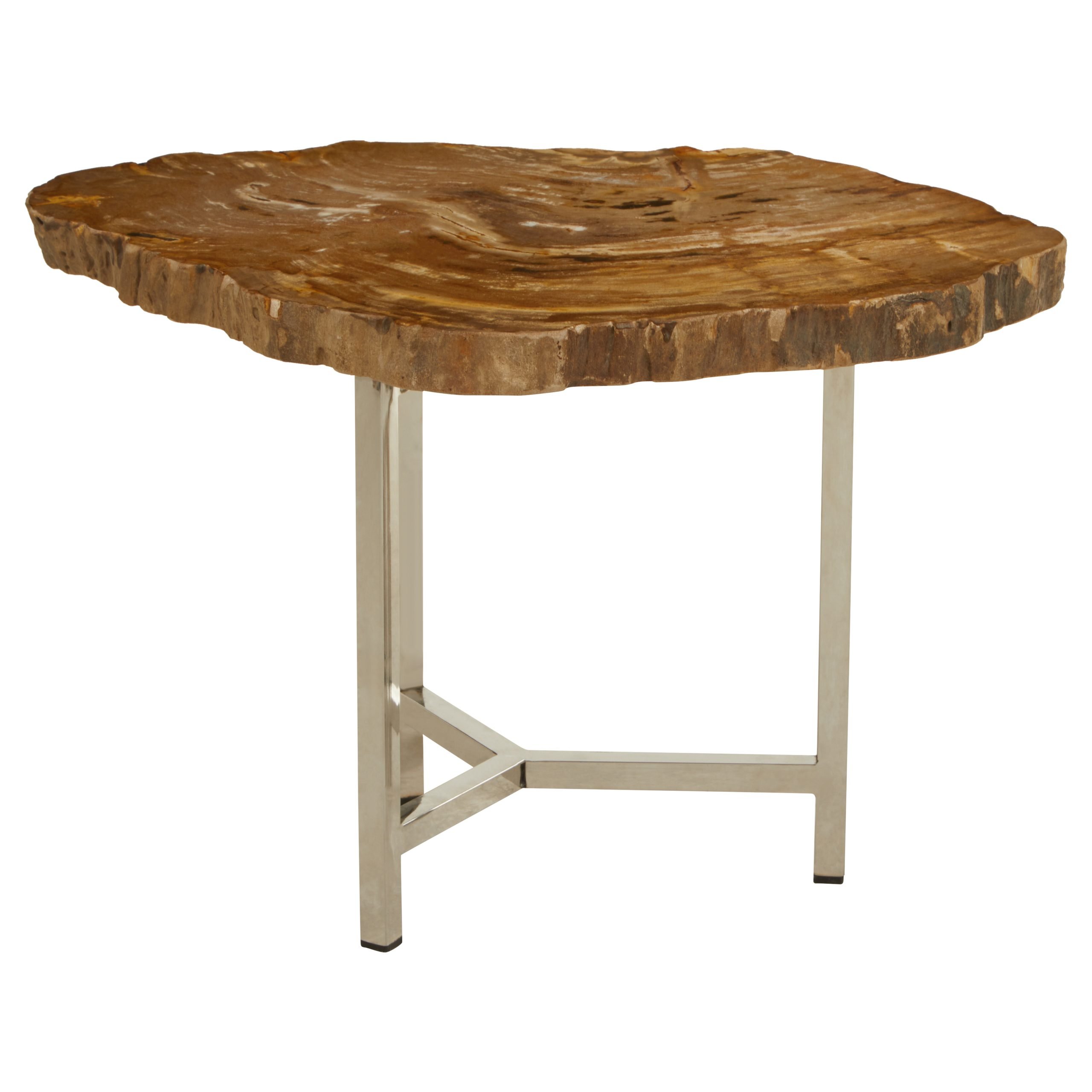 Ramioli Small Petrified Wood Side Table 9 scaled jpeg