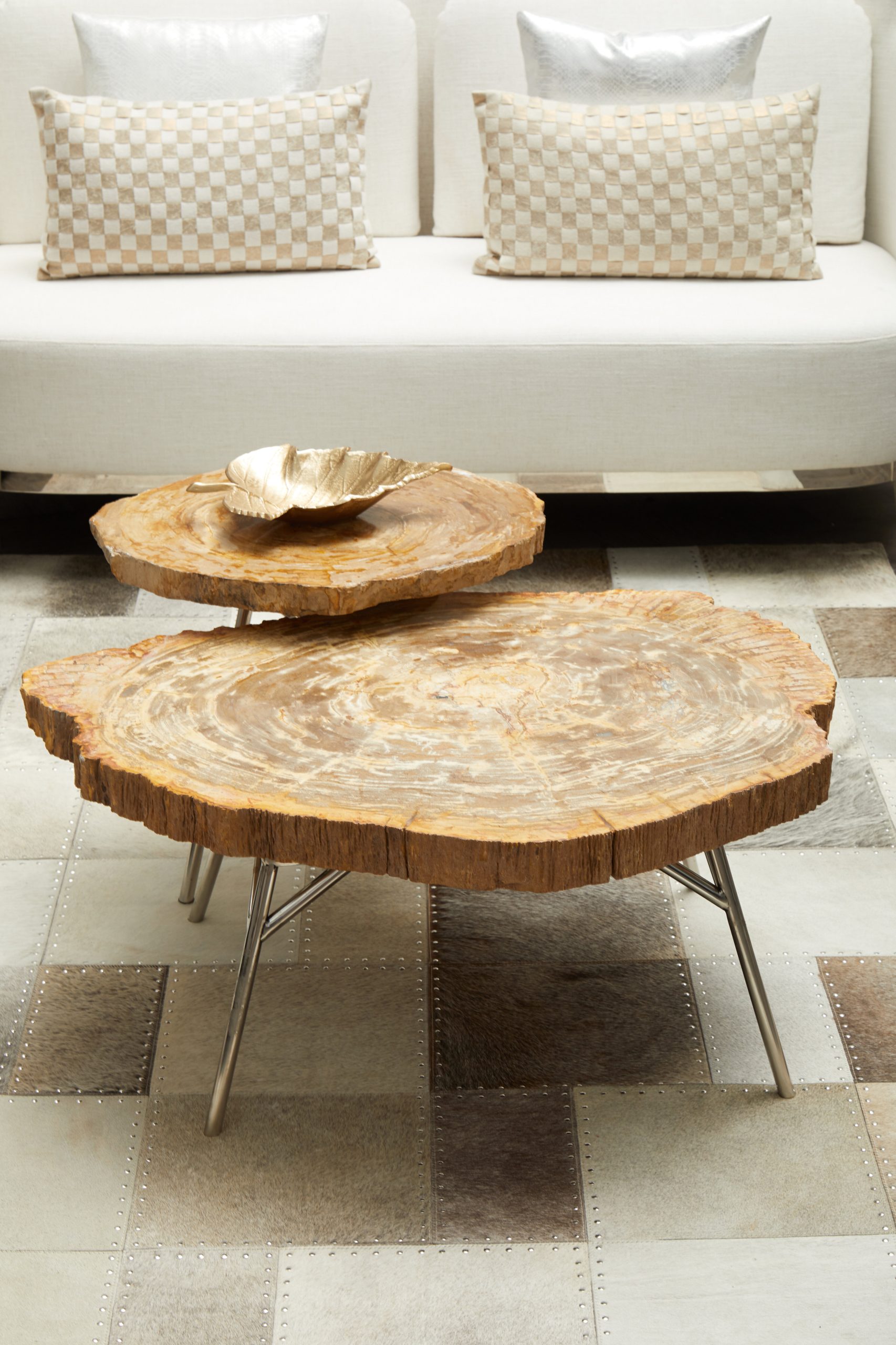 Ramioli Medium Petrified Wood Side Table 8 scaled jpeg