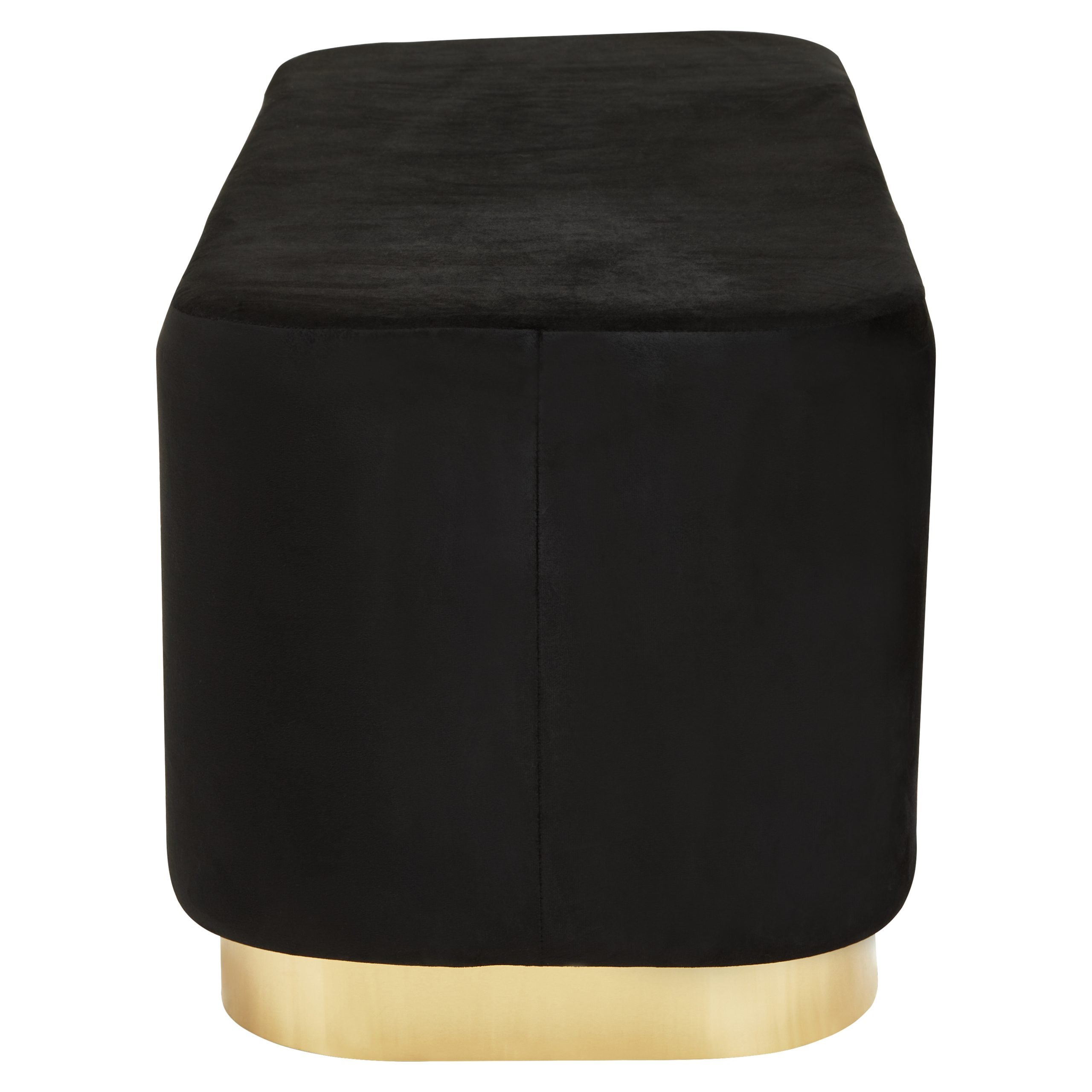Hacienda Black Velvet Bench With Matte Gold Base 6 scaled jpeg