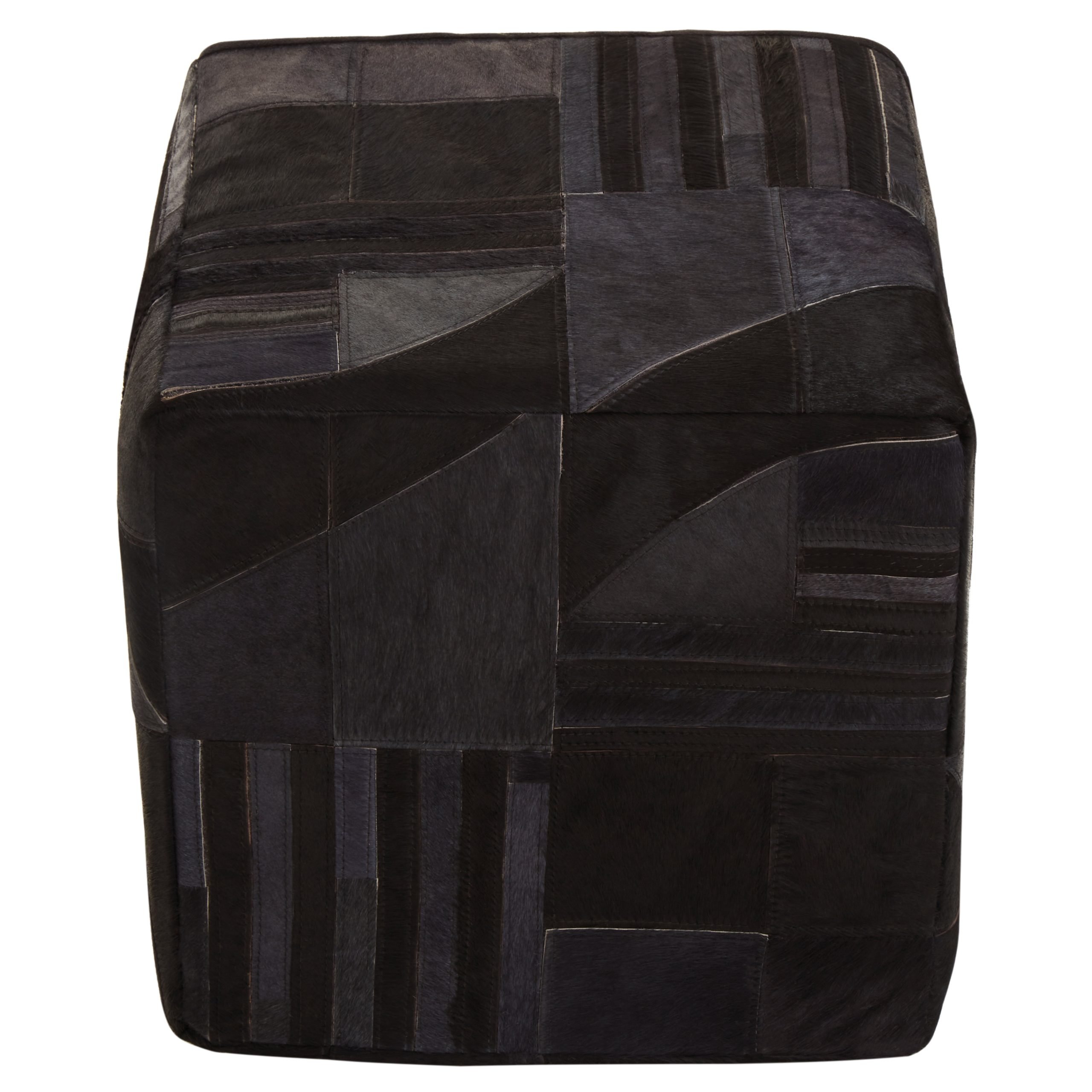 Sirocco Black And Grey Deco Hair on Leather Pouffe 8 scaled jpeg