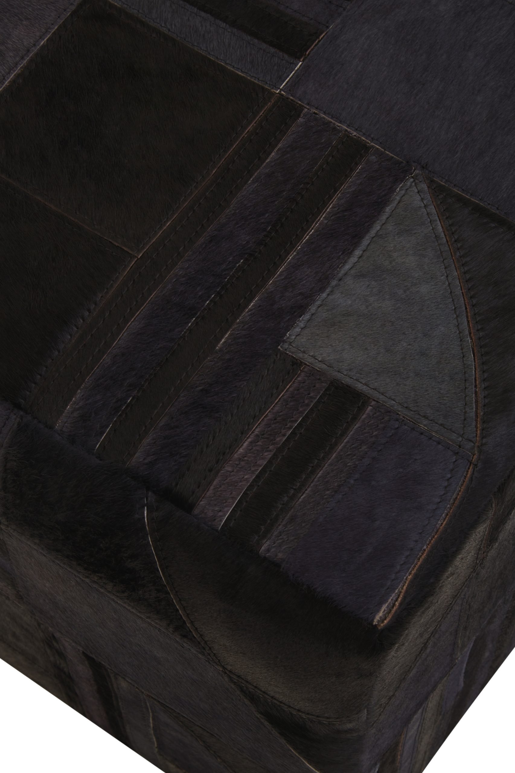 Sirocco Black And Grey Deco Hair on Leather Pouffe 4 scaled jpeg