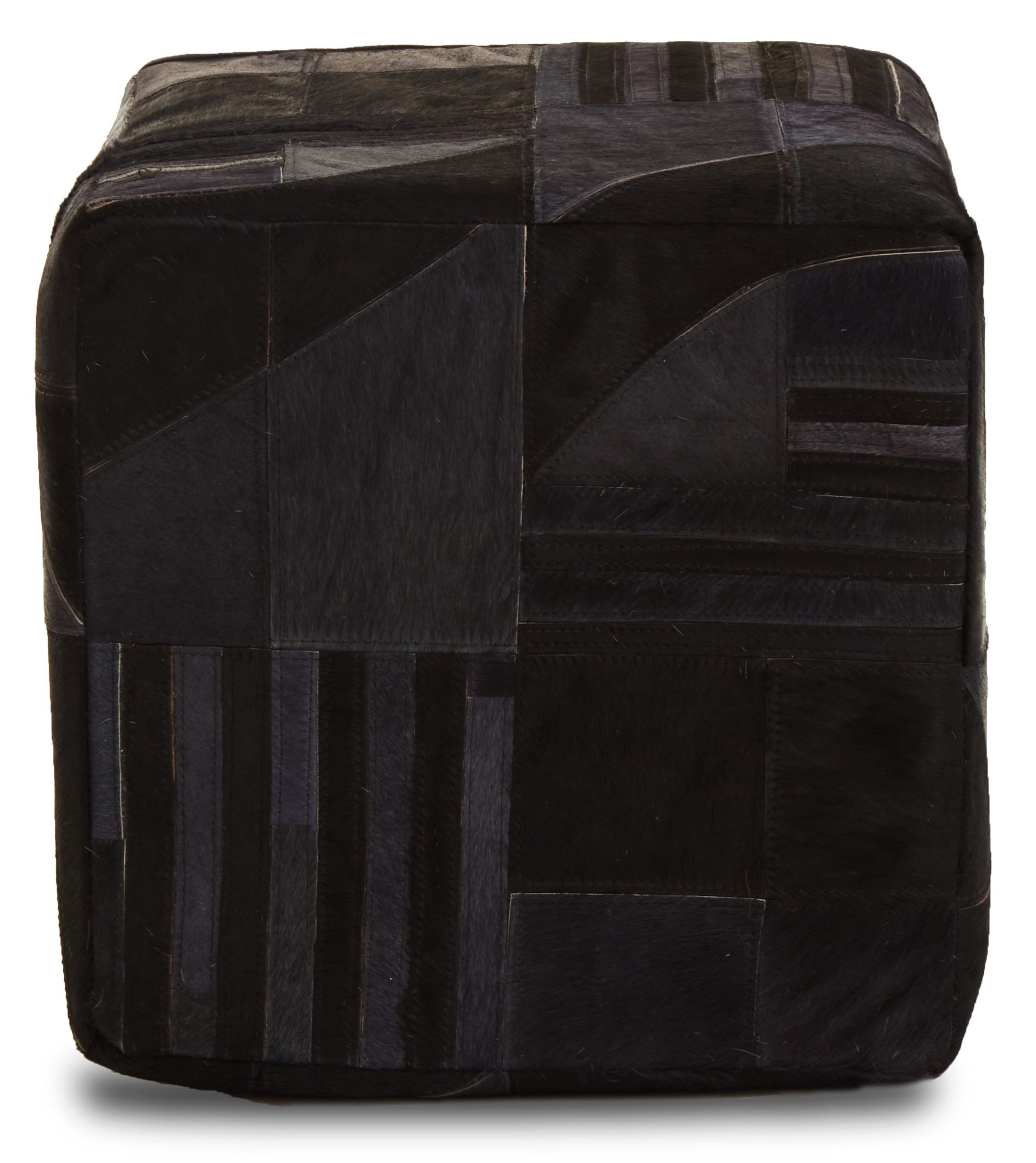 Sirocco Black And Grey Deco Hair on Leather Pouffe 3 scaled jpeg